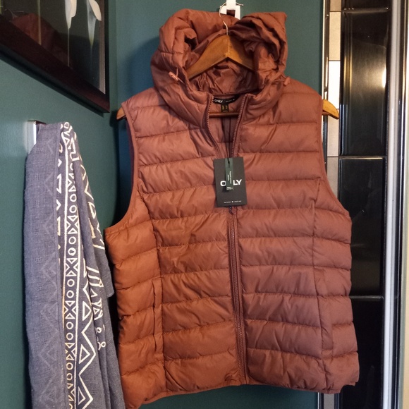 Only Jackets & Blazers - Only Women's Fibre Vest SZ XL NWT